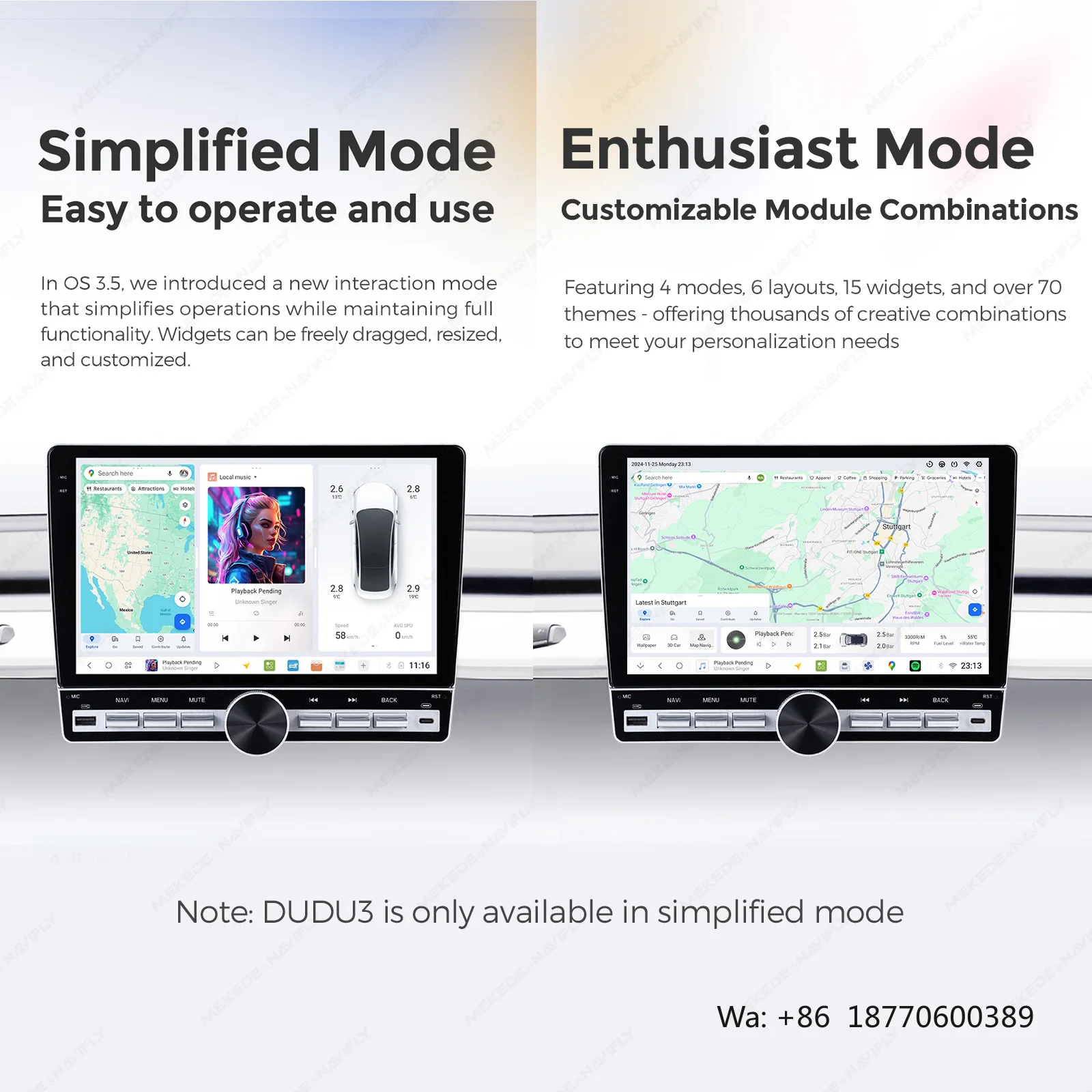 

MEKEDE DUDU7 Android Car Video Radio DVD Player Multimedia Stereo 2Din WIFI GPS for Universal Benz BMW Toyota 10.1inch with Knob