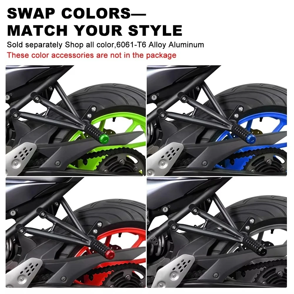 Crash Cage Stunt Engine Highway Guard Fit For Yamaha FZ-07 / MT-07 2014-2024 Subcage With Foot
