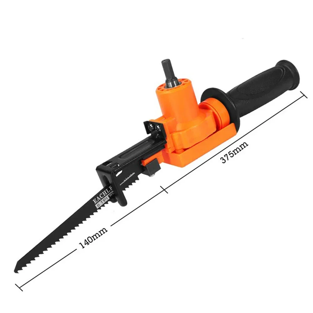 Imagem -03 - Elétrica Alternativa Saw Power Drill Attachment Prático Modificado Saw Woodworking Ferramenta de Corte