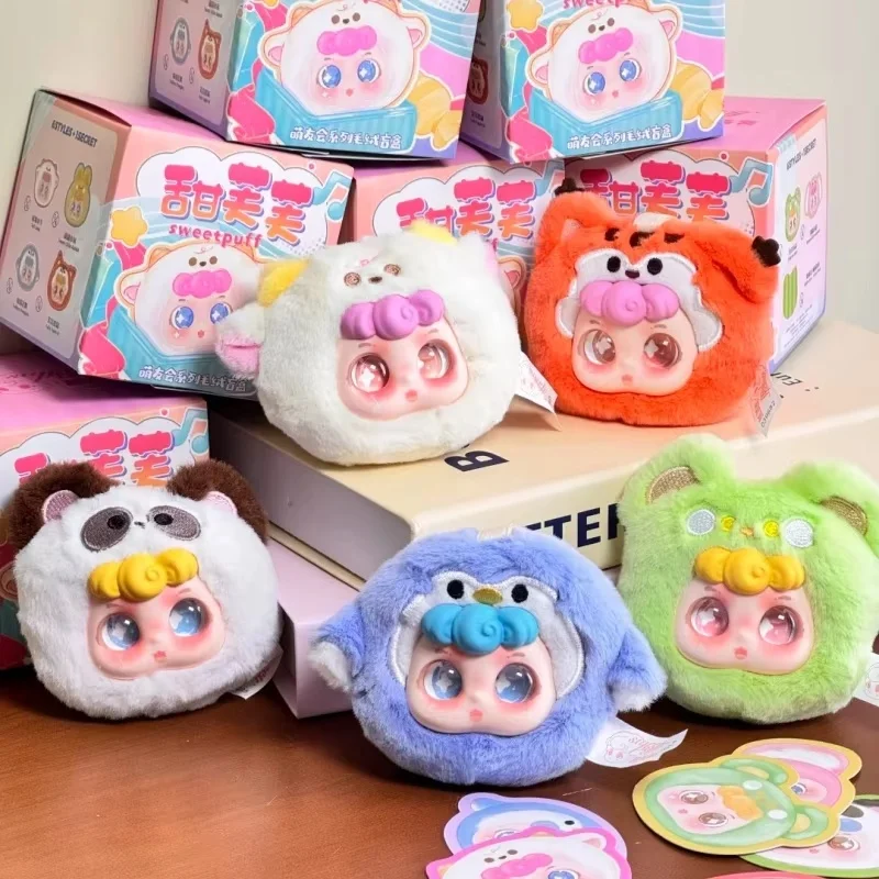

Новая серия Sweet Puff, модная слепая коробка, милая кукла, подвеска, украшение, сумка, коллекция, детские игрушки, украшение для подарка для девочек