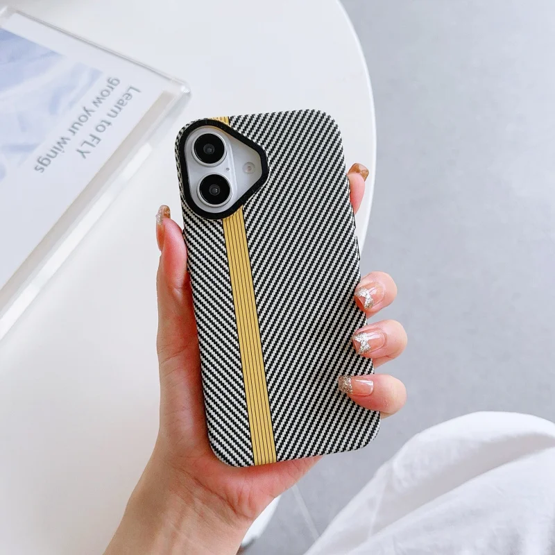 

for iPhone 16 Pro Max Case, Compatible with MagSafe, Ultra-Slim Case with Caseless Touch Feeling,Aramid Fiber Woven