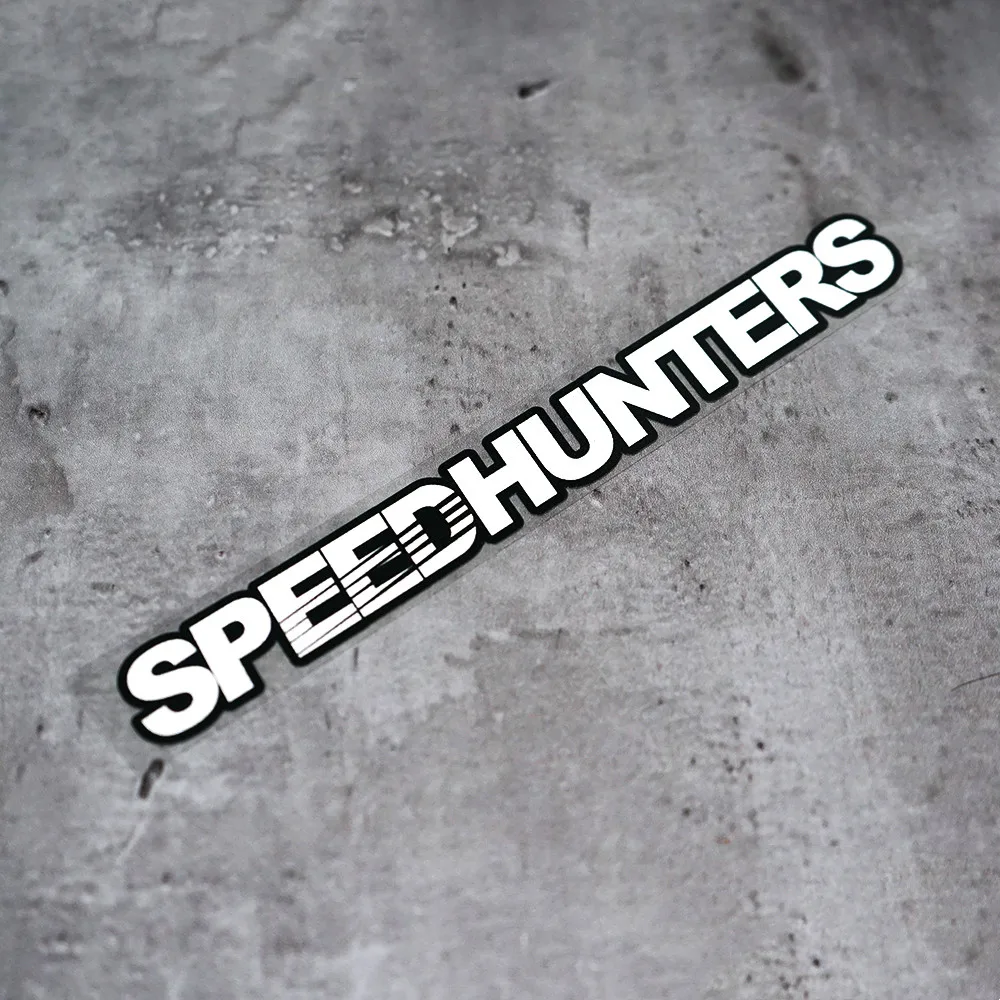 Funny Words Letter SH Speedhunters Car Stickers Automobile Windsheld Motorcycle Bike Helmet Decoration Decal