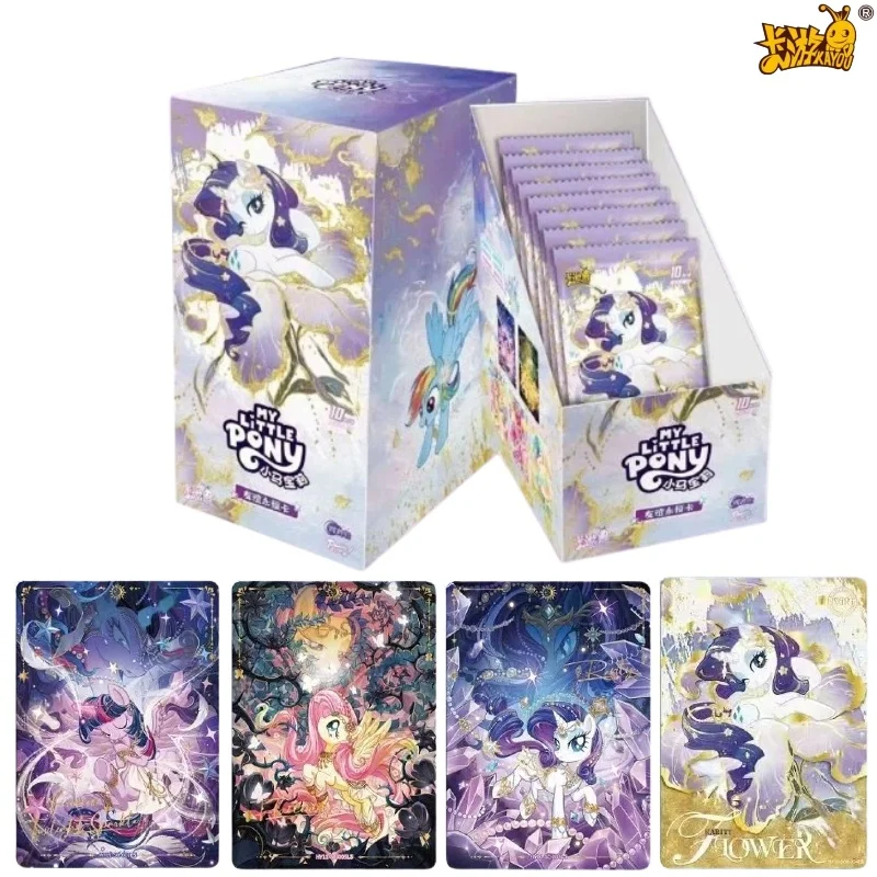 KAYOU My Little Pony Moonlight Vol.11 Booster Box Mon Petit Poney Colección de Tarjetas Coleccionables Mercancía de Anime Regalo Auténtico