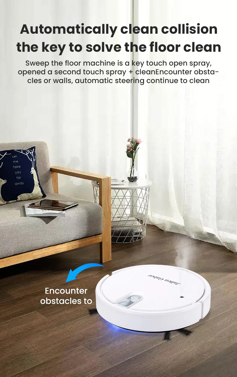 5-in-1 kabelloser intelligenter Roboter-Staubsauger, multifunktional, superleise, Staubsaugen, Wischen, Befeuchten für den Heimgebrauch, Haushaltsgeräte – Detail 12