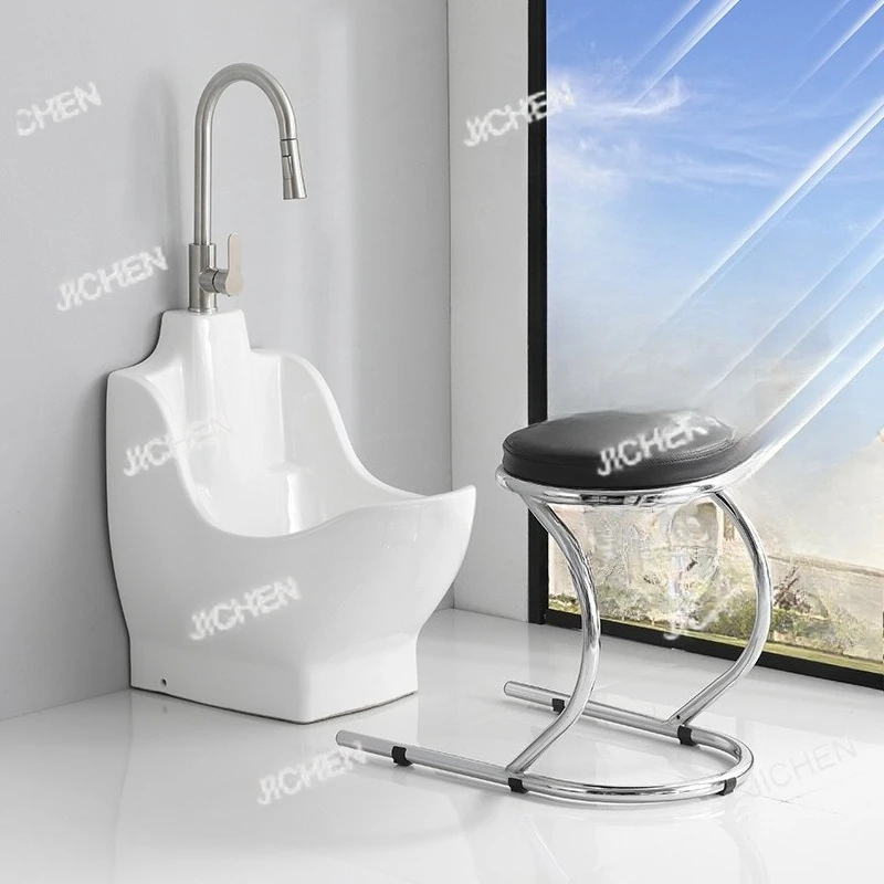 

Интегрированная керамическая раковина для мытья рук и ног