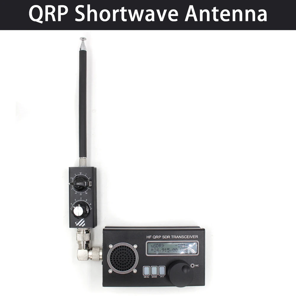 

Mini-ANT 20W QRP Shortwave Antenna HF Antenna 5MHz-55MHz Full-Band Tuned Antenna For Yaesu FT-817 ICOM 703 K1 USDX