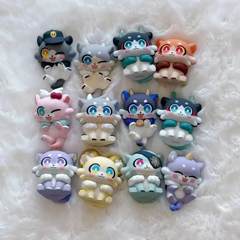 حار هونكاي: ستار السكك الحديدية Awooo سلسلة شيميرا حقيبة أعمى صغيرة لطيف تحصيل اللعب عالية الجودة مفاجأة الهدايا العصرية الديكور