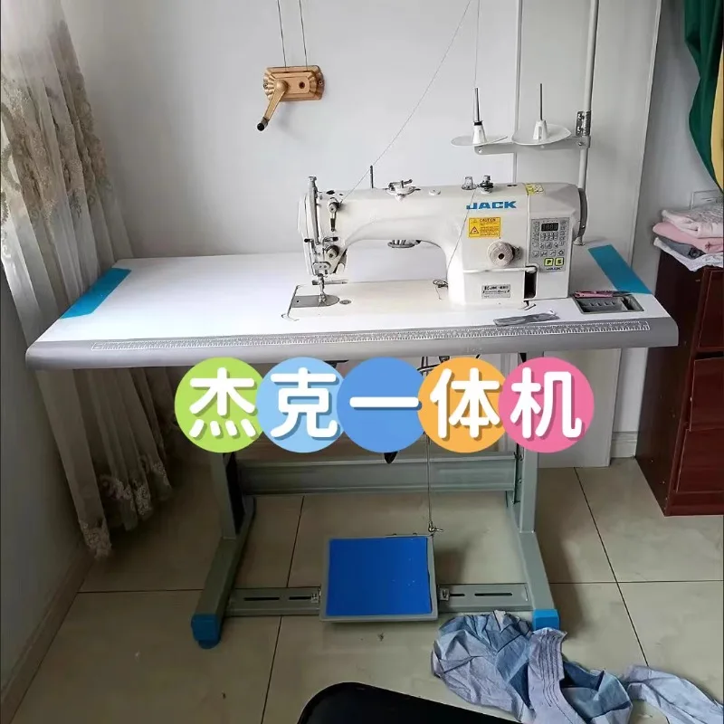 Used Jack computer flat car sewing machine, automatic thread cutting, reversing, fixed needle, household complete set of process