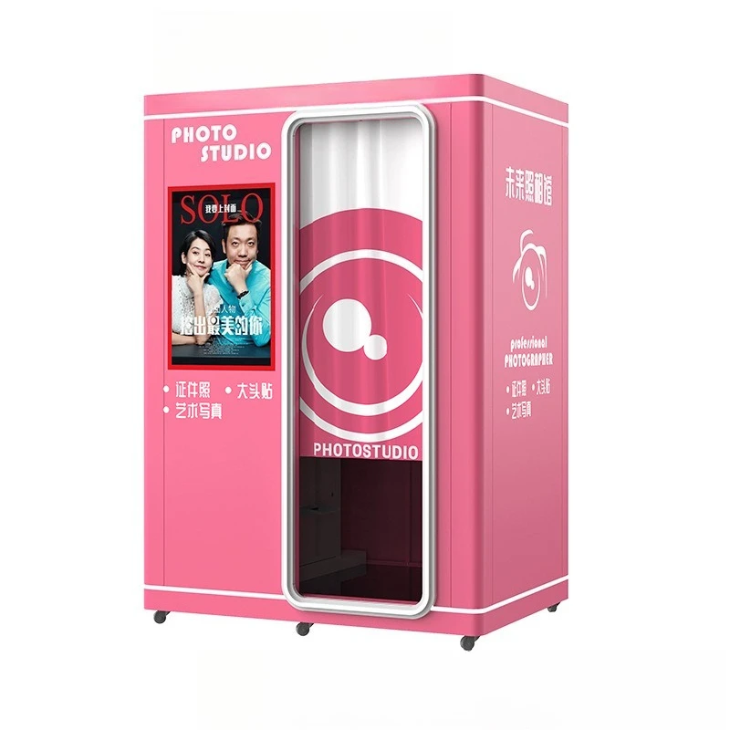 Unmanned self-service big head sticker all-in-one machine Korean big head photo machine ID photo Commercial self-service