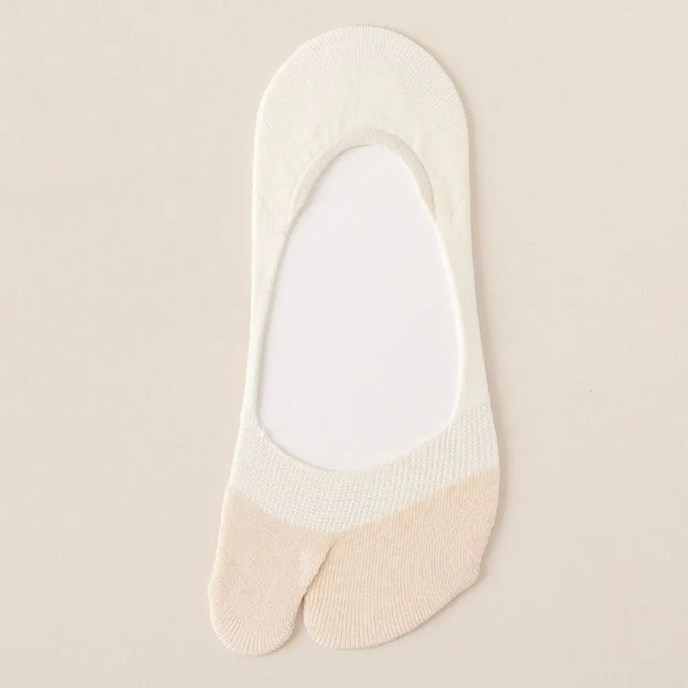 

Breathable Mesh Flip Flops Socks Soft Elastic Split Toe Boat Socks Ultra-thin Invisible Finger Hosiery Daily