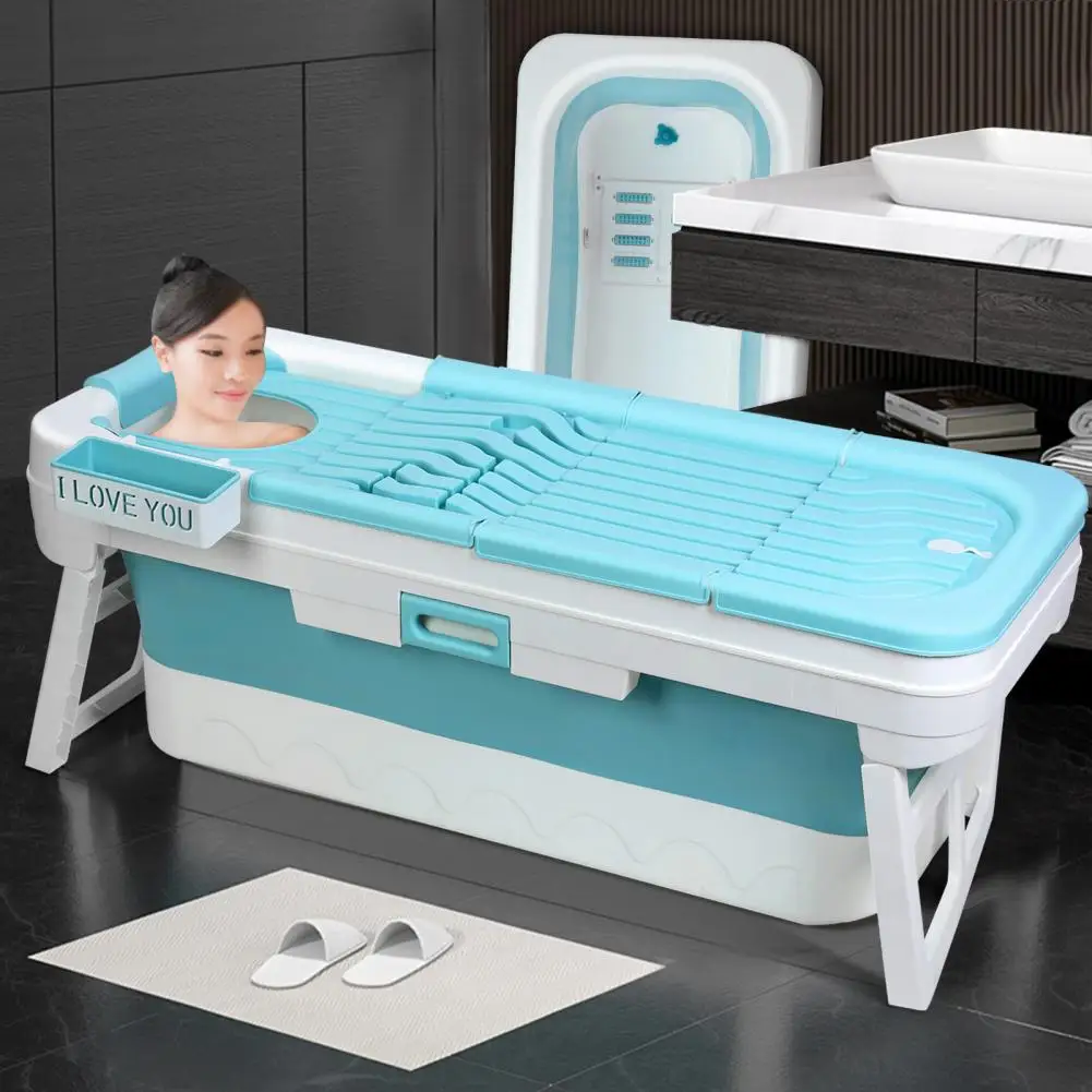 Large Foldable Bathtub Surround Collapsible Portable Free Standing Tub Family Sweat Steaming Hot Ice Bath Home Supplies