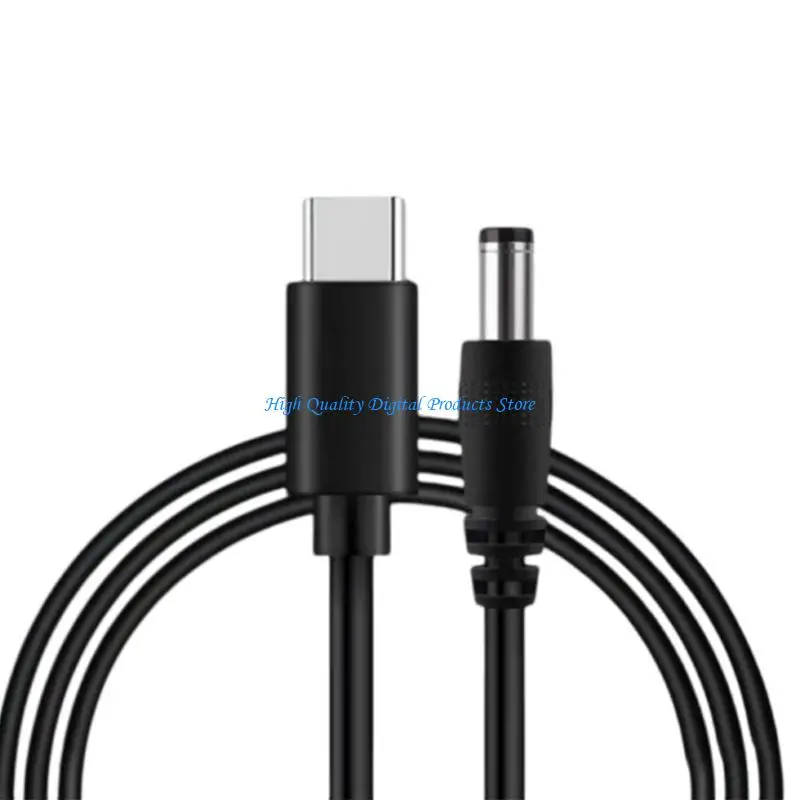 U2JE USB C a DC5.5X2.1mm alimentação 12V para adaptador carregamento PD para laptop