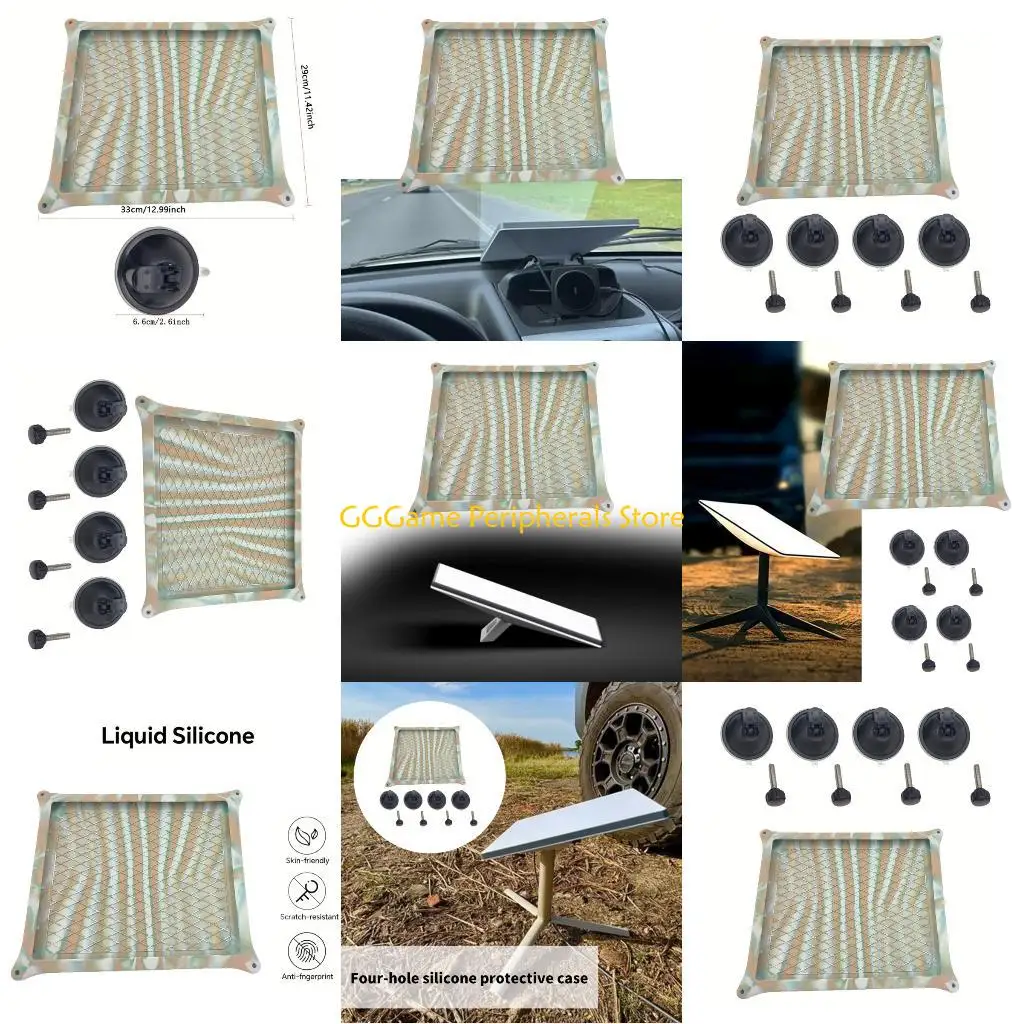 

U55B Weatherproof Silicone Case For Mini Satellite System Enhanceds Heat Dissipation And Secure