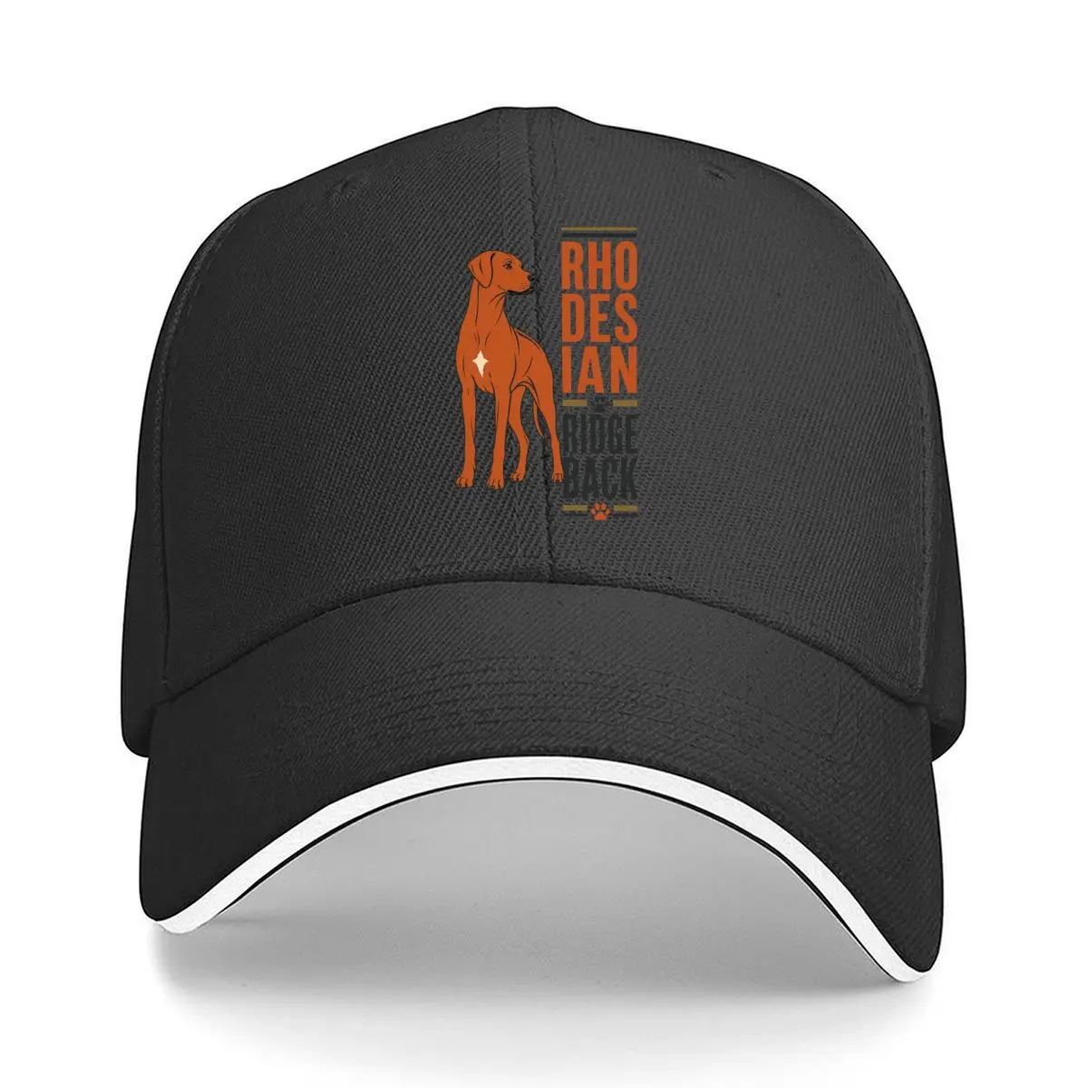 Gorra de béisbol Bold Ridgeback Outline Typography Gr Sandwich para hombre y mujer, gorra para el sol, gorra para entrenamientos al aire libre