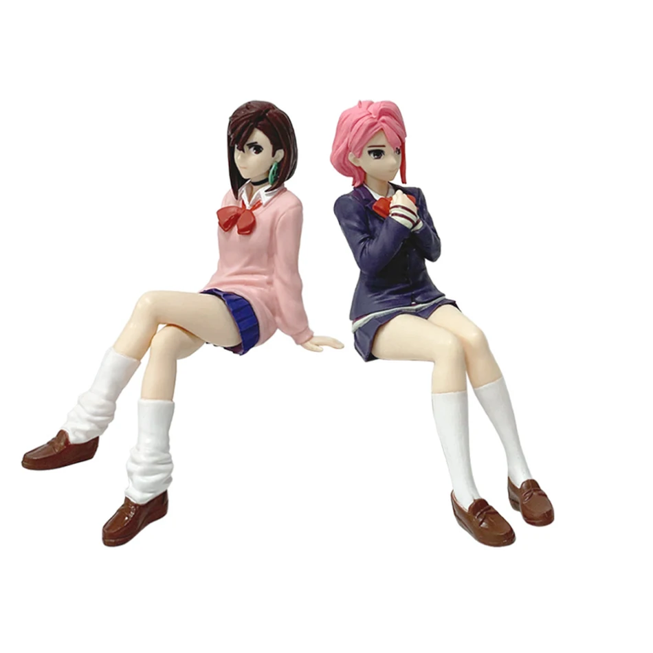 새로운 애니메이션 Dandadan Ayase Momo Shiratori Aira 앉아 자세 S.H.Figuarts 변형 조립 PVC 모델 장난감 액션 피규어 선물