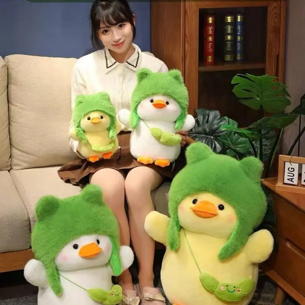 

ПП хлопок прогулка утка игрушки орнамент мягкая походная утка успокаивающая кукла Kawaii пушистая весенняя прогулка утка мягкая кукла сон