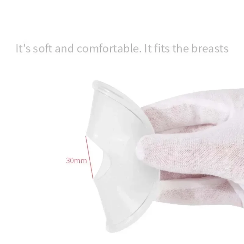 Récipient de collecteur de lait maternel en silicone souple réutilisable, coussin d'allaitement anti-galactorrhée, récipient anti-fuite renversé, soins pour bébé