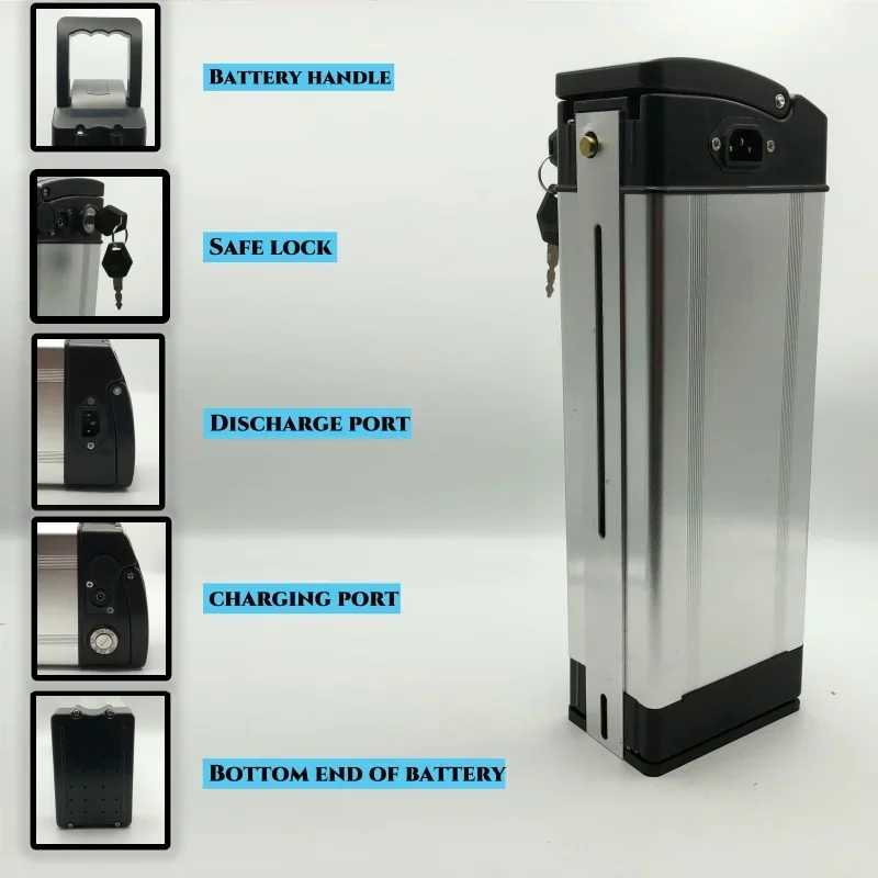 Haiba-リチウムイオン電池,ポータブル,hengmilo mx20用の大容量,36v,10ah,10000mah