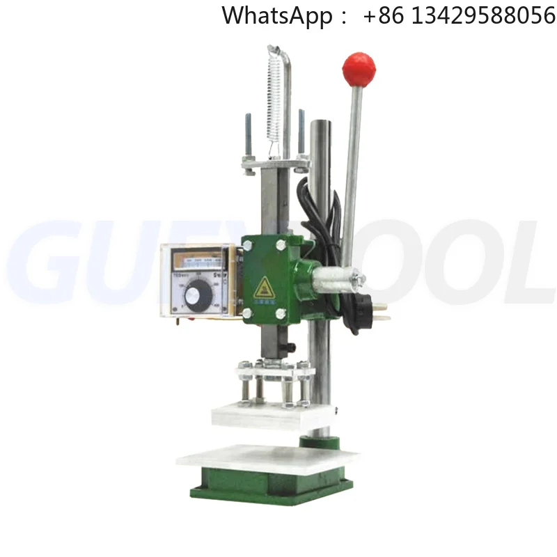 Electric Hot Foil Stamping Machine Hand Bronzing Machine Mini Leather Embossing Machine Hand Punching Tools LOGO Marking Press