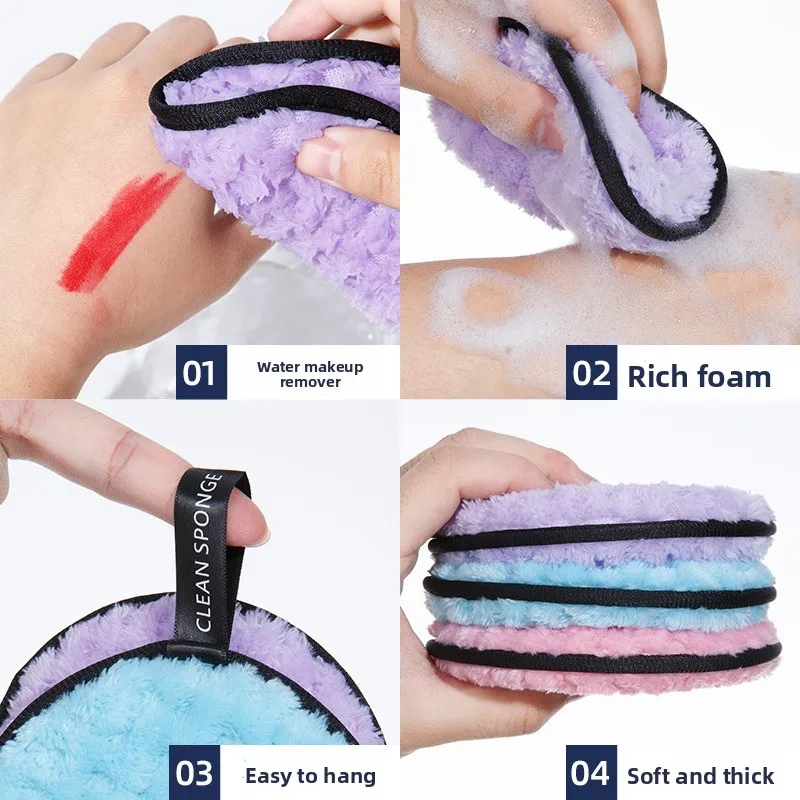 Washable Microfiber Makeup Remover Pads Skin Care Tools