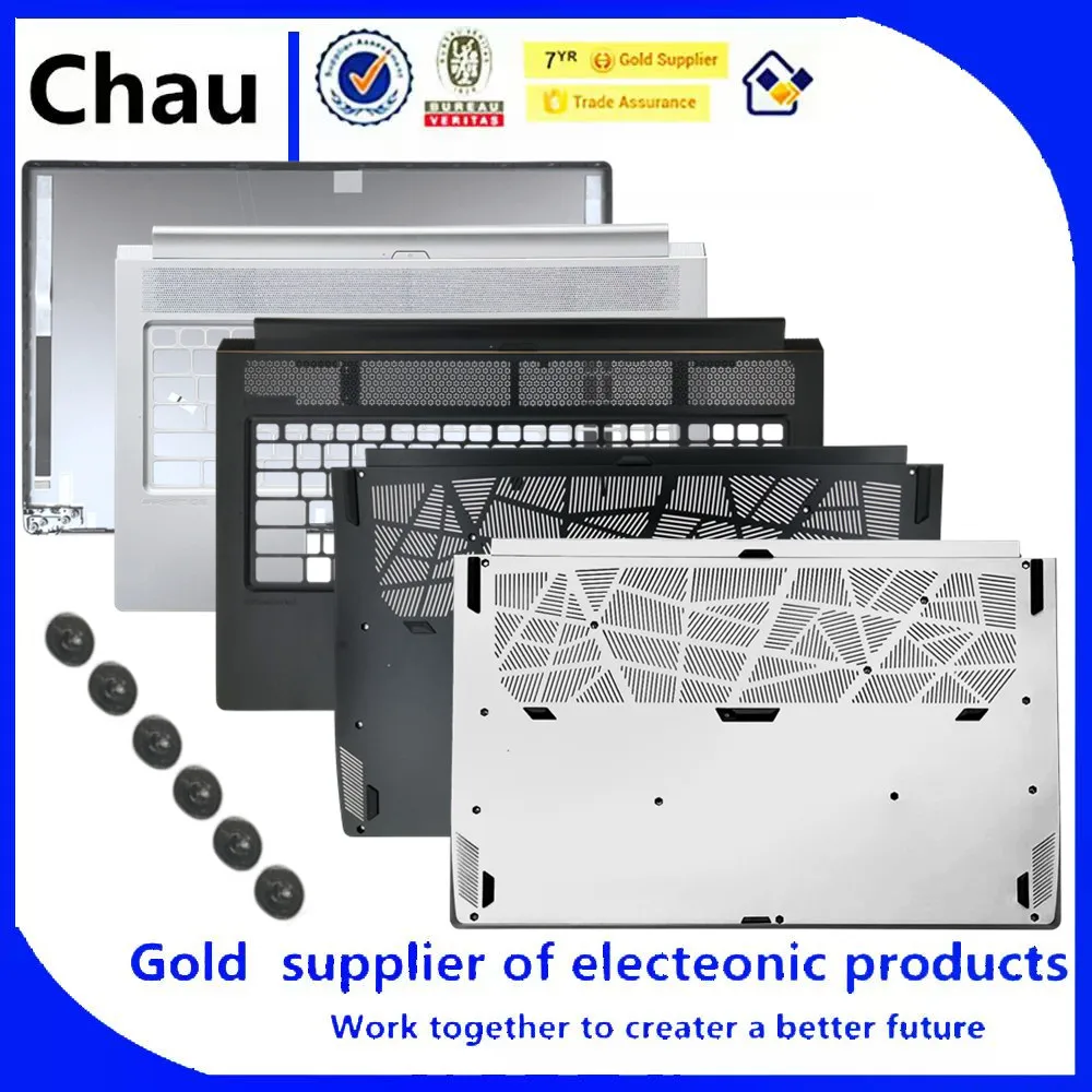 New For Chau Creator P75 GS75 MS-17G1 17G2 17G3 Laptop Upper Case Palmrest Cover /Bottom Base Cover 3077G1D512  7G3C211