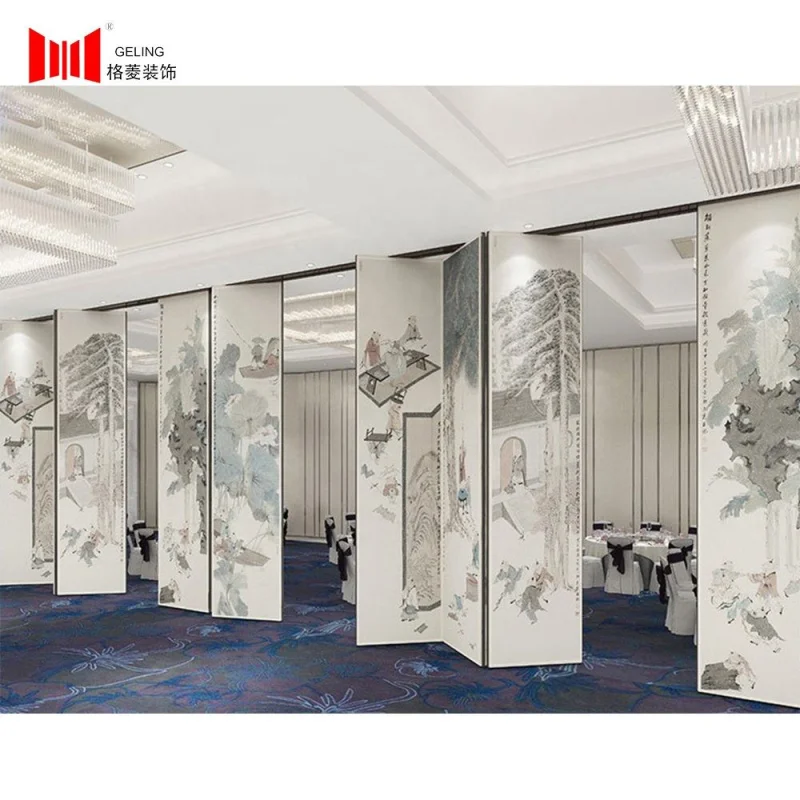 custom.Banquet Hall Operable Wall Partition Folding Partition Wall Movable Cheap Partition Walls Customization