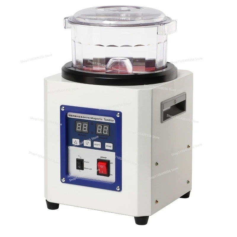 For KT185 Magnetic Polishing Machine, Grinding Jewelry Gold Silver Copper Stainless Steel Cleaning Metal Rust Aluminum Alloy