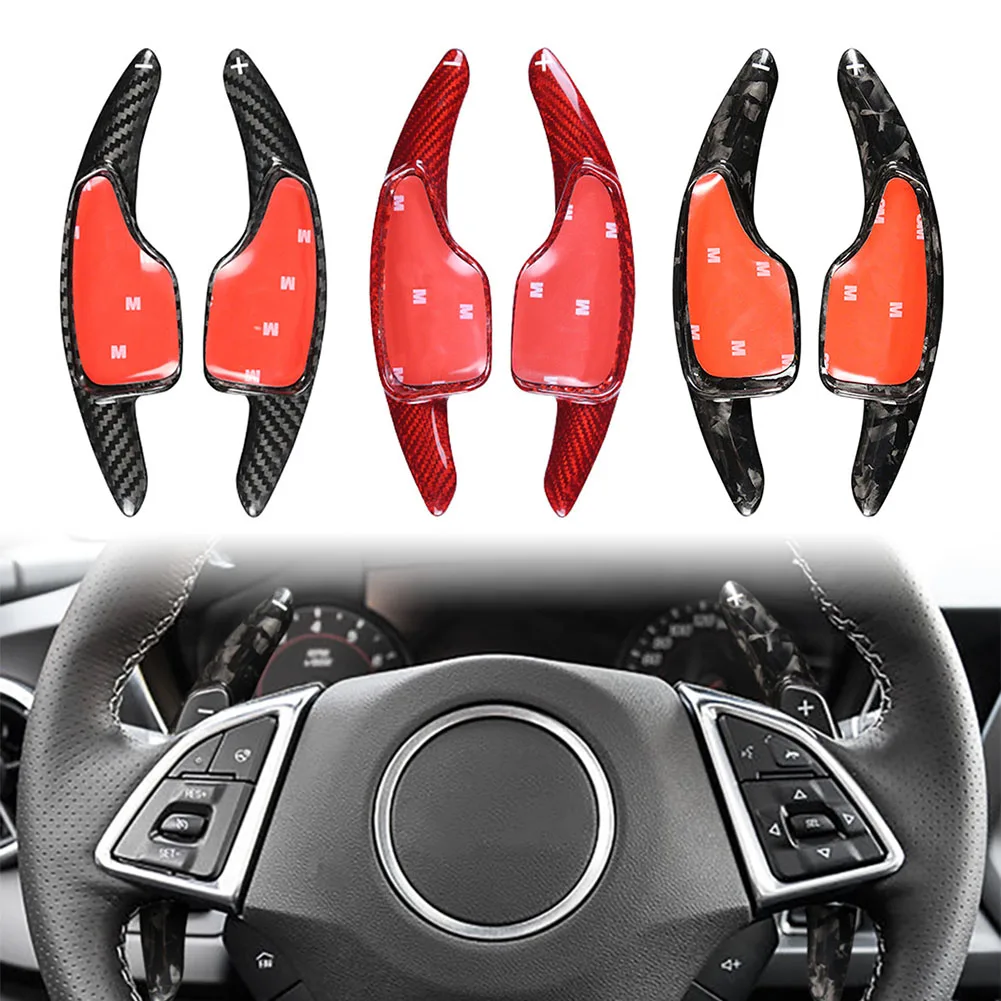 Carbon Fiber Steering Wheel Shift Paddle For Chevrolet Camaro 2016-2022