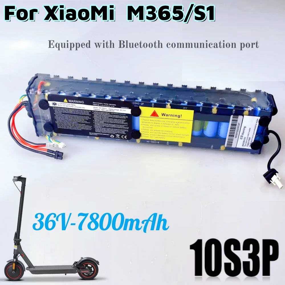 

10S3P 36V 7.8Ah/M356 Electric Scooter Battery Pack for Xiaomi M365 Battery 18650 Battery with Waterproof Bluetooth Communication