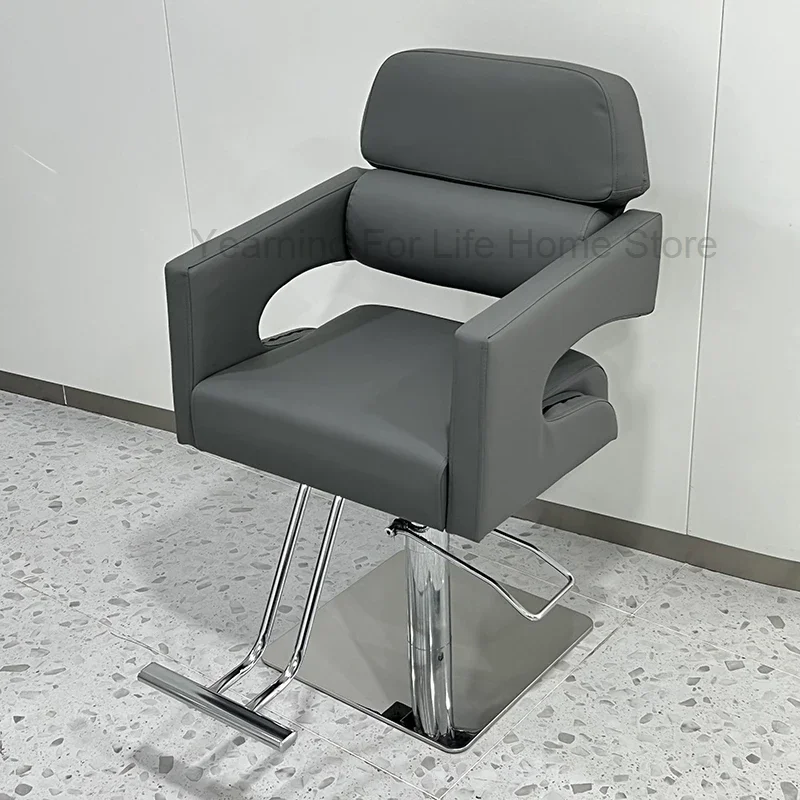 

Recline Haircut Barber Chair Lifting Hair Stylist Barber Chair Hair Salon Dedicated Chaise Coiffeuse Barbershop Furniture QF50BC