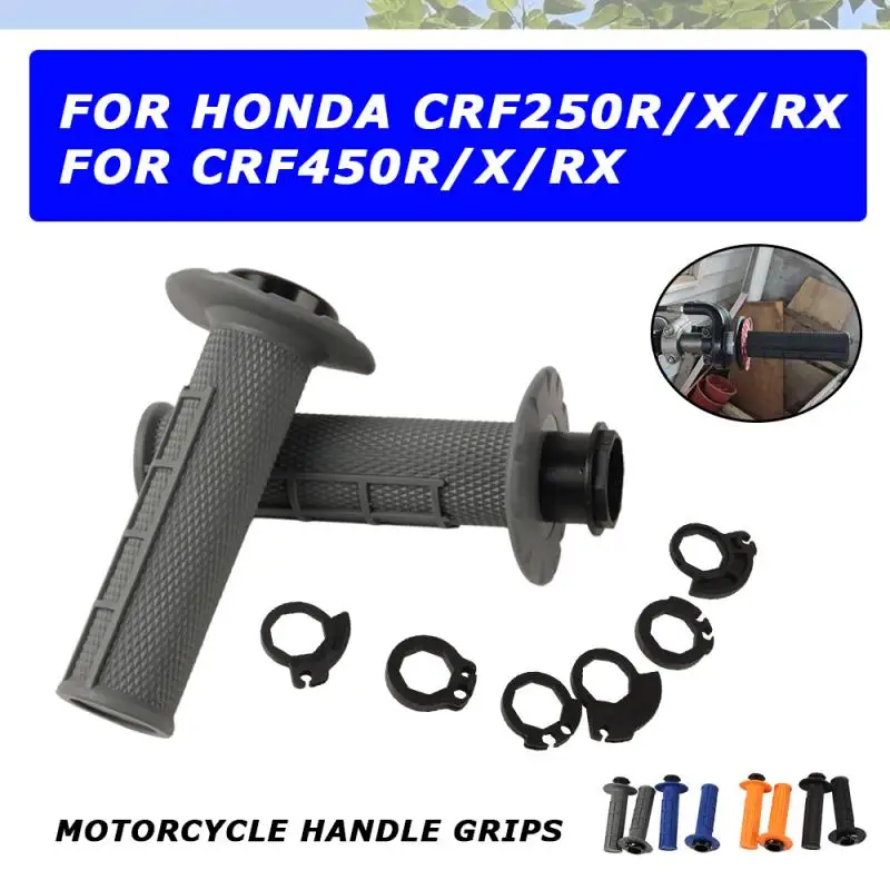 AliExpress S2R Motorcycle Handle Grips Dirt Pit Bike Rubber Bar Grip For HONDA CRF250R CRF250X CRF250RX CRF450R CRF450X CRF 250 R CRF 450 X RX
