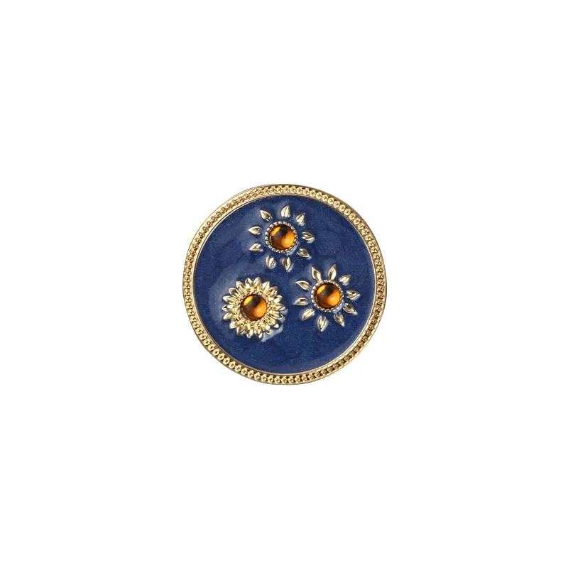 Vintage Baroque Classic Pearl Luxury Brooches For Woman Men Fashion Enamel Round Badges Palace Retro Cloting Coat Accessories