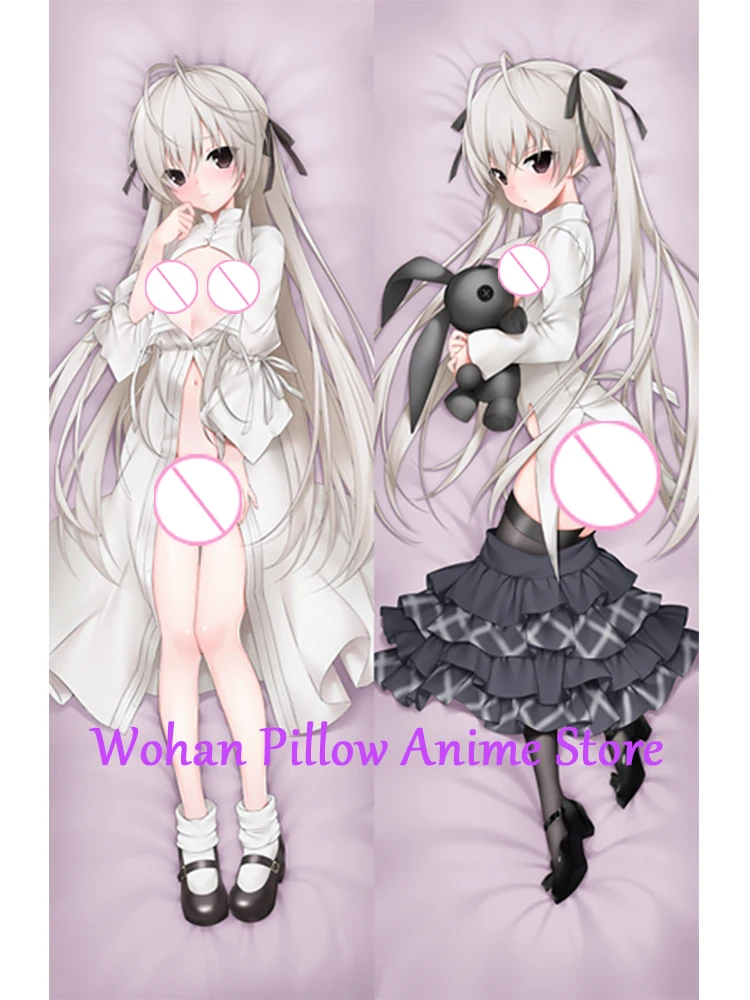 Dakimakura Anime Pillow Cover Sora Kasugano Double Sided Print Life-size Halloween Christmas Decoration