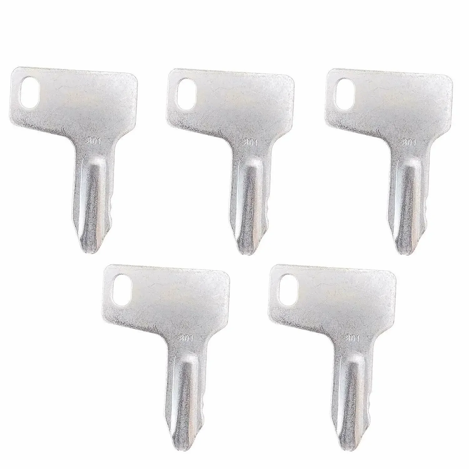 5 Ignition Keys AT110583 RG60472 933110-00301 Key 301 Fit for Yanmar B14 B22-2 B7-3