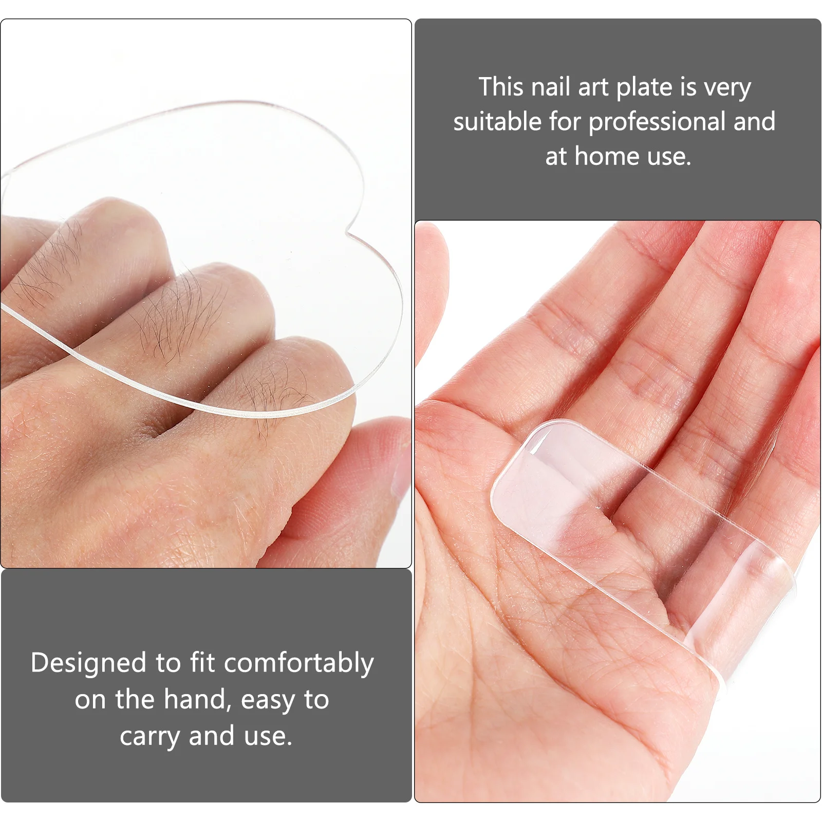 

3 шт. лотки для смешивания ногтей, акриловые поддоны, цветные пластины для маникюра для смешивания пигментов, доска для рисования ногтей «сделай сам», цветная пластина для ногтей