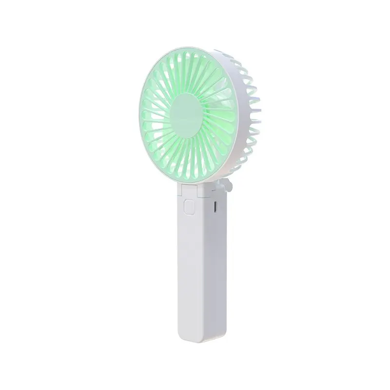 Summer Handheld Small Fan Convenient Foldable USB Rechargeable Desktop Outdoor Strong Wind Multi Range Adjustable Small Fan