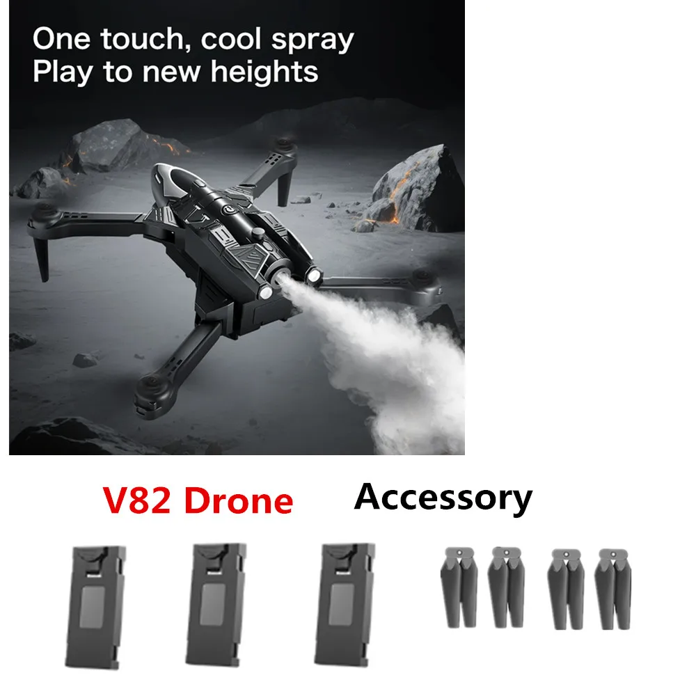 V82 Drone Battery 3.7V 1800mAh  Li-Poly / Propeller Blade / For V82 Drone Accessory V82  Drone Parts