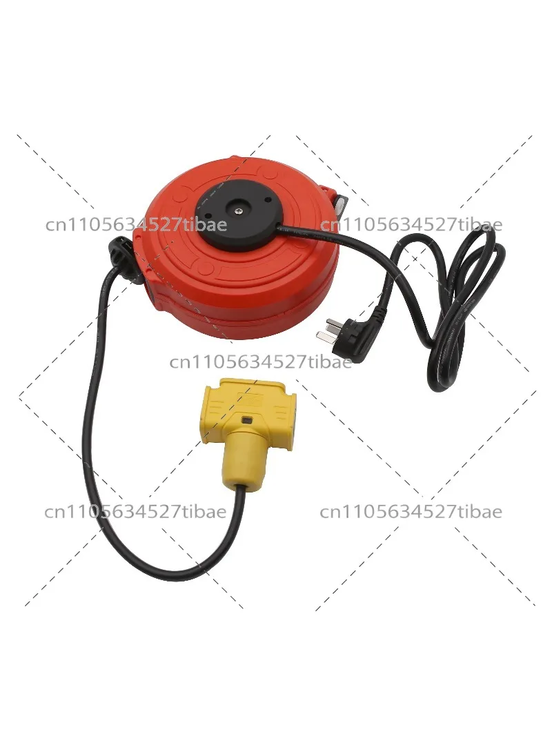 Heavy Duty Automatic Telescopic Cable Reel with Extension Hose - Electric & Durable