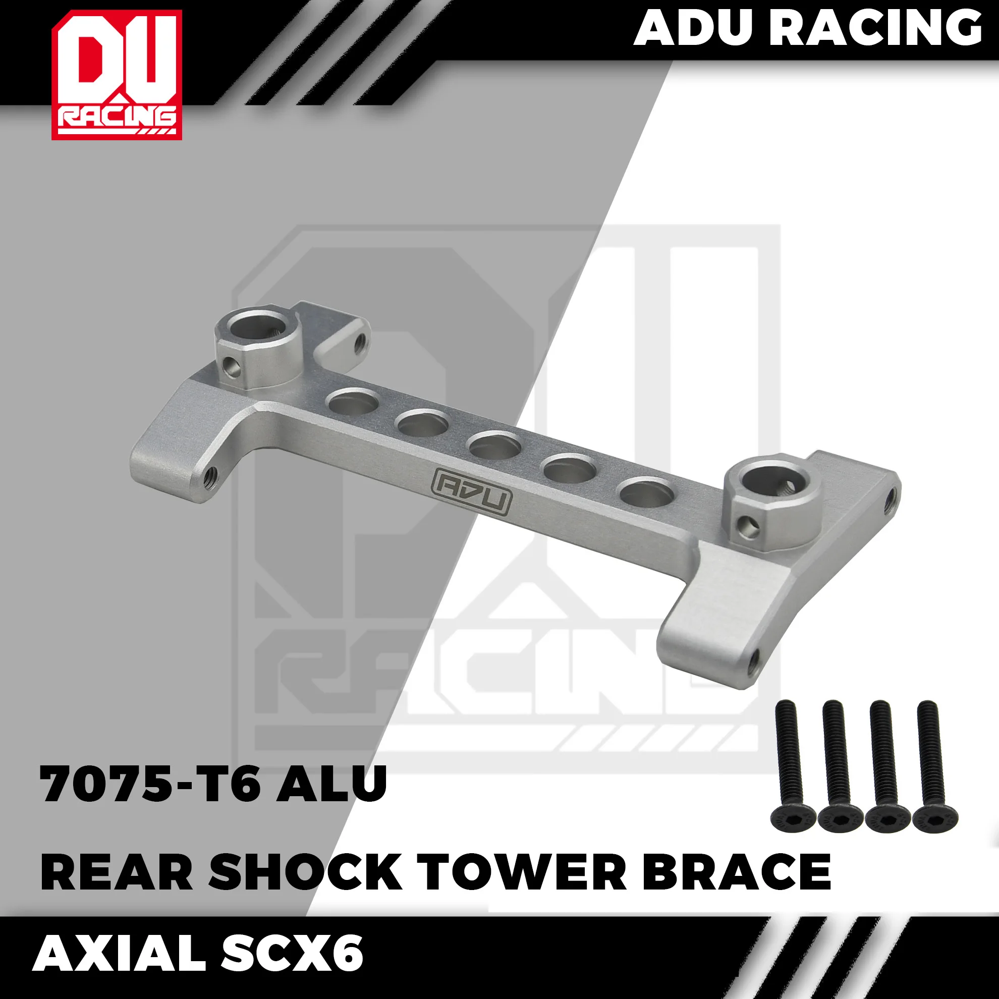 

ADU RACING scx6006 7075-T6 ALU REAR SHOCK TOWER BRACE FOR AXIAL SCX6 AXI251009