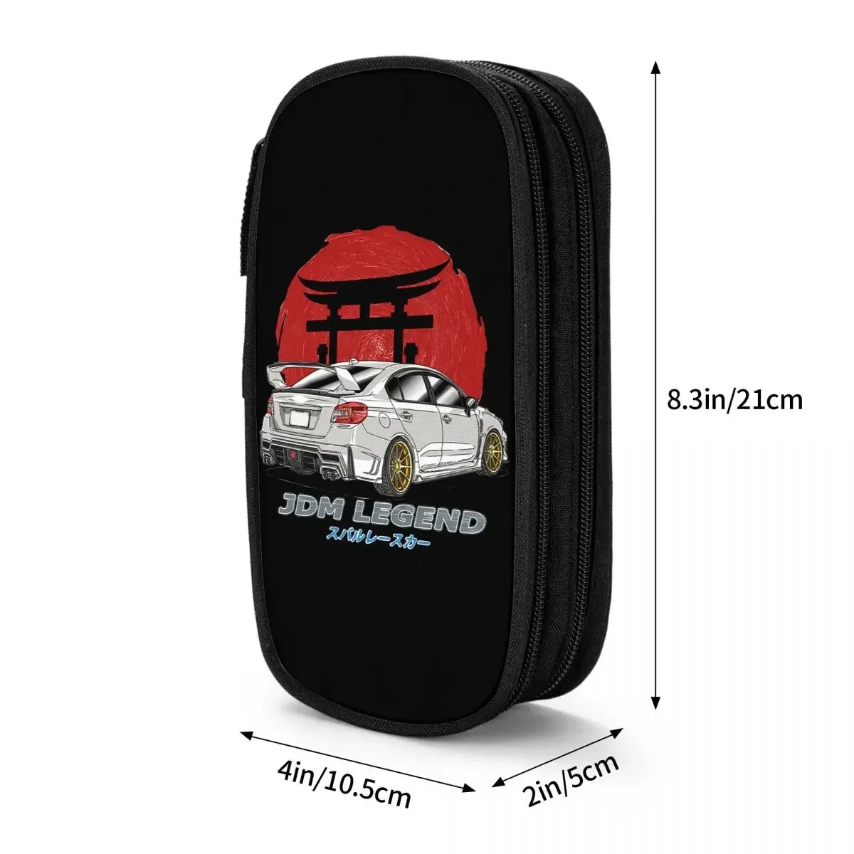 JDM R32 Astucci per matite Moda giapponese Drift Car Racing Borse per penne Ragazza Ragazzo Studenti di grande capacità Astucci regalo per la scuola