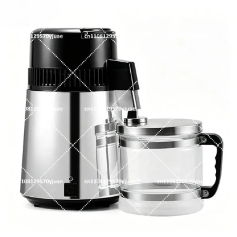 Stainless Steel Electric Water Distiller 4L Pure Water Purifier Jug 110V 220V Home Countertop Distilled Water Machine
