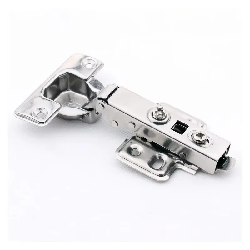2pcs/Lot Stainless Steel Soft-close Cabinet Door Hinge with Hydraulic Buffer Hinges Removable Detachable Cup/Base/Plate
