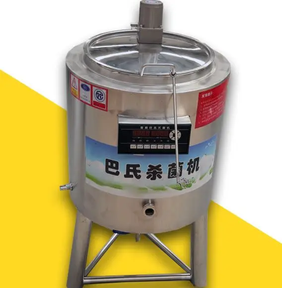 SS304 commercial stainless steel small milk pasteurization tank/50-200L  uht milk pasteurizer/150l dairy pasteurizer for sale