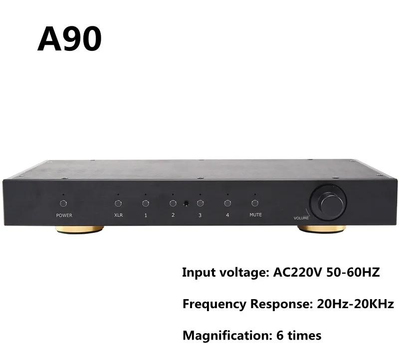 A90 high-fidelity pre-audio amplifier fully balanced fever pre-amp (refer to Baitong BP26 circuit)A90 high-fidelity pre-audio am