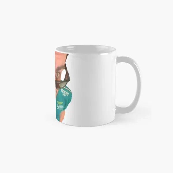 Fernando Alonso 0 5 Meme Classic Mug Handle Round Simple Picture Printed Cup Design Drinkware Coffee Photo Image Gifts Tea