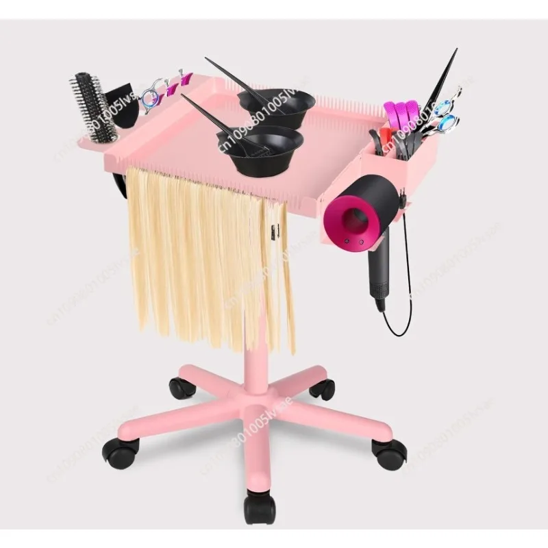 Hair salon perm hair dye storage tool cart modern simple multi-purpose hair tray barber shop trolley