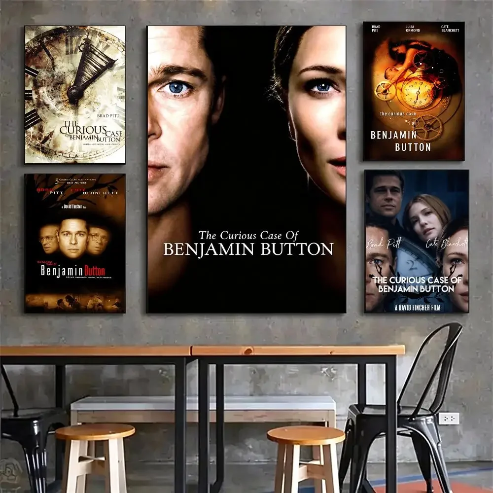 movie The Curious Case of Benjamin ButtonPoster HD Printing Vintage Luxe Home Decor Wall Art for the Living Rooms Entryways Gift