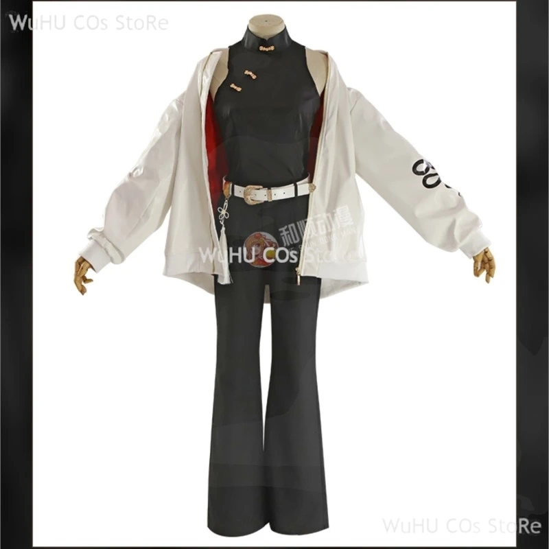 أنيمي Gokurakugai كوس تاو ساوتومي تأثيري حلي نظارات معطف السراويل النساء الرجال تاو سوتومي شعر مستعار تأثيري هالوين لعب الأدوار