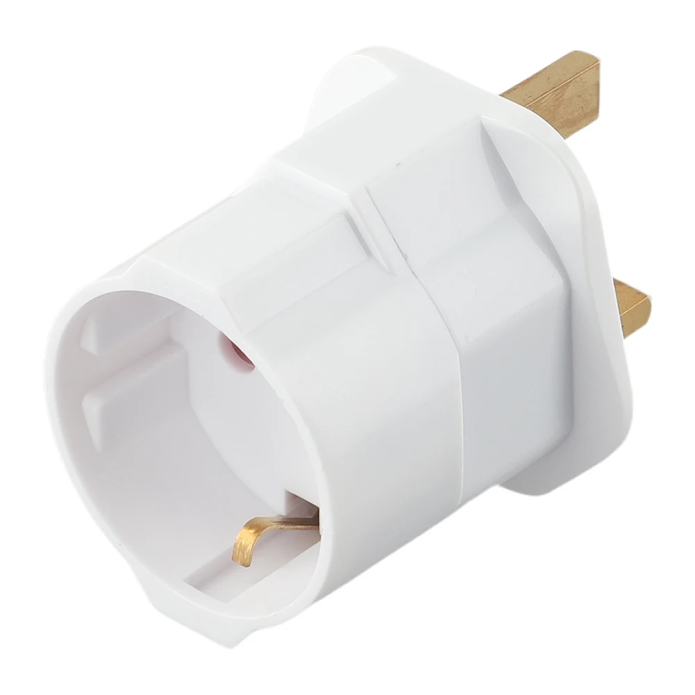 2 sztuki wtyczki adaptera U Euro 2 Pin do UK 3 wtyk pinowy uniwersalny Adapter AC Adapter podróżny części zamienne do europejskich elektronarzędzi