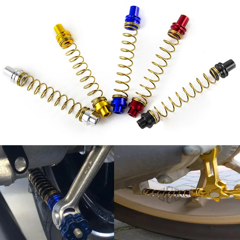 Universal Motorcycle Stainless Steel Retractable Brake Springs For Kawasaki Yamaha Honda Vespa Aprilia KTM BMW Triumph